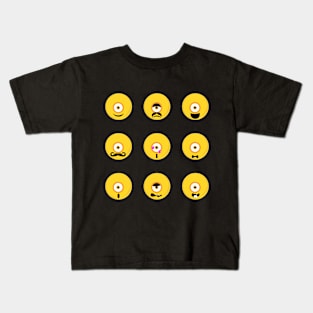 Funny emotions Kids T-Shirt